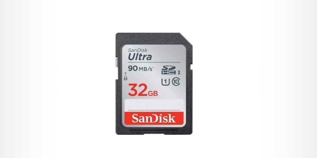 Cartão de memória 32GB 90 MB/s -  SanDisk 