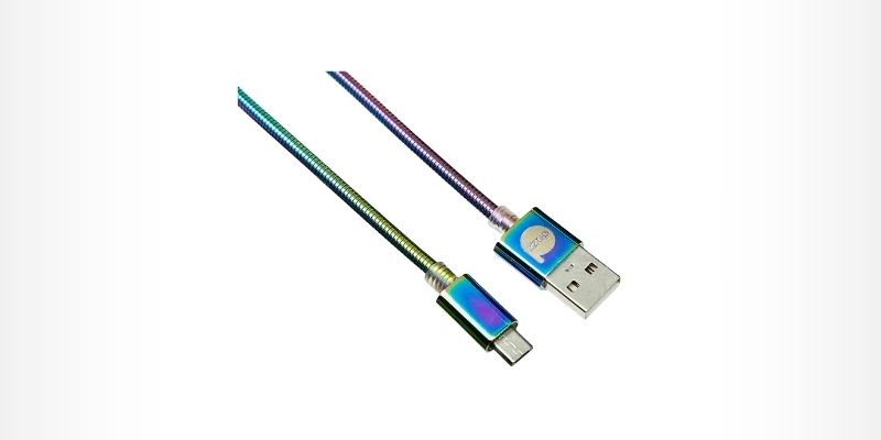 Cabo de Metal Micro USB -  Dazz