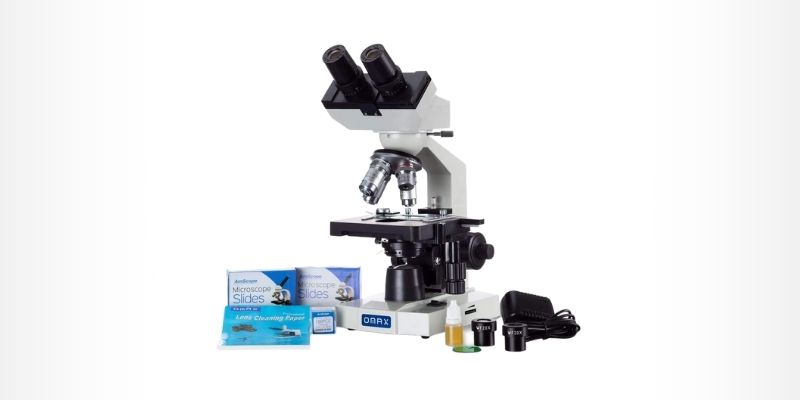 Microscópio de laboratório composto binóculo LED - OMAX
