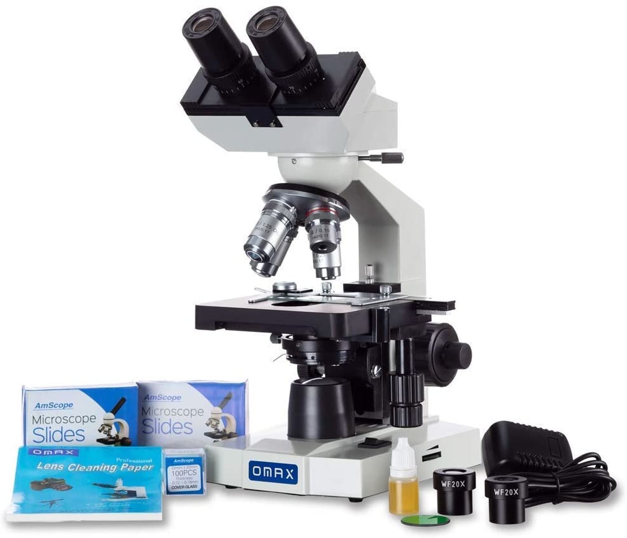 Microscópio de laboratório composto binóculo LED - OMAX