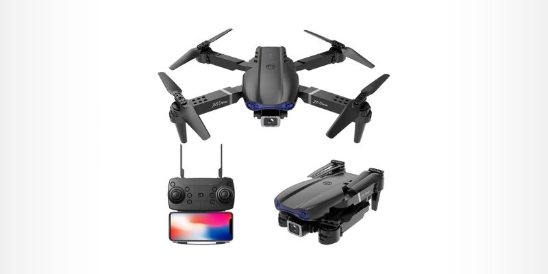Drone Com Fluxo Óptico Dupla Câmera 4K - XUANMO 